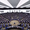 Toàn cảnh một phiên họp Nghị viện châu Âu ở Strasbourg, Pháp ngày 13/3 vừa qua. (Ảnh: AFP/TTXVN)