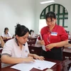 Thí sinh dự thi Tốt nghiệp Trung học phổ thông. (Ảnh: Hữu Chí/TTXVN)