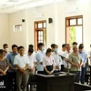Các bị cáo tại phiên tòa. (Nguồn: báo Đồng Nai)
