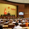 Quốc hội thảo luận ở hội trường sáng 30/5. (Ảnh: Văn Điệp/TTXVN)