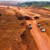 Khai thác quặng bauxite phục vụ chế biến alumin tại Công ty Nhôm Đắk Nông. (Ảnh: Hưng Thịnh/TTXVN)