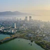 Một góc thành phố Đà Nẵng trong sương sớm. (Ảnh: Trần Lê Lâm/TTXVN)