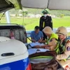 Tài xế xe đầu kéo Phạm Ngọc Q. bị phát hiện đã sử dụng ma túy. (Nguồn: báo Công an Nhân dân)