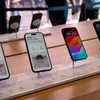 Điện thoại thông minh Apple iPhone 15 tại Bắc Kinh. (Nguồn: Bloomberg)