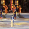 Phó Chủ tịch Thường trực UBND tỉnh Thừa Thiên-Huế Nguyễn Thanh Bình, Trưởng ban Tổ chức Festival Huế 2024 phát biểu bế mạc. (Ảnh: Minh Quyết/TTXVN)