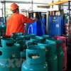 Giá gas bán lẻ giảm. (Ảnh: Đỗ Phương Anh/TTXVN)