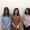 Ba đối tượng Trần Thị Huề, Nguyễn Thị Hải và Trần Thị Tâm tại cơ quan Công an. (Nguồn: báo Nghệ An)