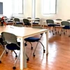 Phòng học ngày 19/3 trống trơn, không có giáo viên, học sinh. (Ảnh: Phụ huynh cung cấp)
