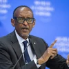 Tổng thống Rwanda Paul Kagame phát biểu tại một hội nghị ở Davos, Thụy Sĩ. (Ảnh: AFP/TTXVN)