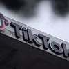 Biểu tượng Tiktok tại văn phòng ở Culver City, California, Mỹ. (Ảnh: AFP/TTXVN)