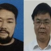 Đối tượng Nguyễn Chí Tuyến (trái) và Nguyễn Vũ Bình. (Ảnh: TTXVN phát)