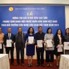 Lễ phong tặng danh hiệu Nghệ nhân dân gian và trao Giải thưởng văn nghệ dân gian 2018 đã diễn ra sáng 22/12 tại Hà Nội. (Ảnh: TTXVN)