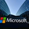 Biểu tượng Microsoft. (Ảnh: AFP/TTXVN) 