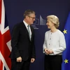 Chủ tịch Ủy ban châu Âu (EC) Ursula von der Leyen và Thủ tướng Anh Keir Starmer. (Nguồn: Reuters)