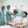 Hiện tại, bệnh nhân tự ăn uống vận động tại giường, các xét nghiệm đều trong giới hạn bình thường. (Ảnh: Tường Vi/TTXVN)