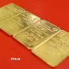 Vàng miếng SJC giao dịch ở mức 131 triệu đồng/lượng ở chiều mua vào và 136 triệu đồng/lượng ở chiều bán ra. (Ảnh: Minh Quyết/TTXVN)