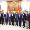 Các đại biểu tham dự cuộc gặp. (Ảnh: Hoàng Minh/TTXVN)