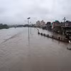 Cảnh ngập lụt sau những trận mưa lớn tại Kathmandu, Nepal, ngày 6/7/2024. (Ảnh: THX/TTXVN)