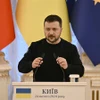 Tổng thống Ukraine Volodymyr Zelensky. (Ảnh: AFP/TTXVN)