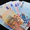 Đồng euro. (Ảnh: AFP/TTXVN)