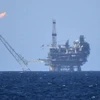 Một giàn khoan dầu ở ngoài khơi bờ biển Libya. (Ảnh: Getty Images/TTXVN) 