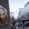 Biểu tượng IMF tại Washington, DC, Mỹ. (Ảnh: AFP/TTXVN) 
