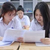 Học sinh Hà Nội ôn thi vào lớp 10. (Ảnh: PV/Vietnam+)