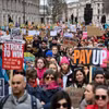 Tham gia đình công tại London, Anh.( Ảnh minh họa: AFP/TTXVN)