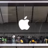 Một cửa hàng Apple tại Quảng Châu, tỉnh Quảng Đông, Trung Quốc. (Ảnh: EPA-EFE/TTXVN)