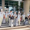 Lao động Việt Nam nhập cảnh Hàn Quốc tại sân bay Incheon. (Ảnh minh họa: Anh Nguyên/TTXVN)