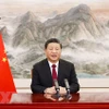 Chủ tịch Trung Quốc Tập Cận Bình phát biểu. (Ảnh: THX/TTXVN) 