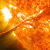 Bão Mặt Trời mạnh nhất hơn hai thập kỷ đã tấn công Trái Đất trong ngày 10/5. (Ảnh: NASA)