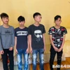 4 trong số 8 đối tượng có liên quan đến vụ án hiếp dâm ở Thanh Hà (Nguồn: Báo Hải Dương)