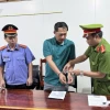 Nguyên chủ tịch xã Cửa Cạn, thành phố Phú Quốc Du Việt Thanh bị công an bắt vì nhận hối lộ. (Ảnh: Công an cung cấp)