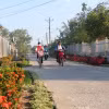 Hệ thống giao thông nông thôn trong vùng đồng bào dân tộc Khmer ở Sóc Trăng được đầu tư hoàn chình. (Ảnh Tuấn Phi/TTXVN)