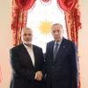 Tổng thống Thổ Nhĩ Kỳ Recep Tayyip Erdogan (phải) và thủ lĩnh Phong trào Hồi giáo Hamas Ismail Haniyeh tại cuộc gặp ở Istanbul, Thổ Nhĩ Kỳ. (Ảnh: AFP/TTXVN)