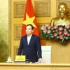 Phó Thủ tướng Trần Lưu Quang phát biểu. (Ảnh: Lâm Khánh/TTXVN)