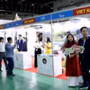 Một góc gian hàng của Việt Nam tại Hội chợ. (Ảnh: Phạm Kiên/TTXVN)
