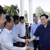 Chủ tịch Quốc hội Vương Đình Huệ gặp mặt Ban Thường vụ Tỉnh ủy Bạc Liêu
