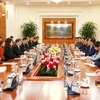 Quang cảnh hội đàm. (Ảnh: Phương Hoa/TTXVN)