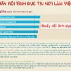 Định nghĩa về hành vi quấy rối tình dục tại nơi làm việc. (Ảnh: PV/Vietnam+)