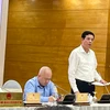 Thứ trưởng Bộ Xây dựng Bùi Xuân Dũng cho hay số lượng dự án nhà ở xã hội đã có chủ trương đầu tư nhưng chưa triển khai đầu tư xây dựng là 412. (Hạnh Nguyễn/Vietnam+)