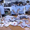 Trong tháng Một, ngành Hải quan đã chủ trì, phối hợp với các lực lượng Công an, Bộ đội Biên Phòng phát hiện, bắt giữ 38 vụ/49 đối tượng mua bán, vận chuyển trái phép các chất ma túy. (Ảnh: Vietnam+)