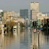 Bão Katrina gây ngập lụt tại New Orleans. (Nguồn: CBS News)