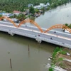 Cầu Tây Đô bắc qua sông Cần Thơ có vốn đầu tư hơn 225 tỷ đồng. (Ảnh: Thanh Liêm/TTXVN)