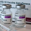 Vaccine ngừa COVID-19 của AstraZeneca. (Ảnh: AFP/TTXVN)