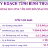 Quy hoạch tỉnh Bình Thuận thời kỳ 2021-2030, tầm nhìn đến năm 2050