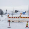 Cửa khẩu Vaalimaa ở biên giới Phần Lan-Nga bị đóng cửa ngày 7/12/2023. (Ảnh: AFP/TTXVN)
