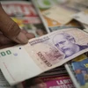 Đồng tiền mệnh giá 100 peso của Argentina. (Nguồn: AFP/ TTXVN)