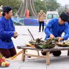 Trích đoạn Lễ hội Mở cửa Rừng của đồng bào Mường trong khuôn khổ Ngày hội Văn hóa, Thể thao và Du lịch các dân tộc vùng Tây Bắc năm 2022 tại Phú Thọ. (Ảnh: Trung Kiên/TTXVN)